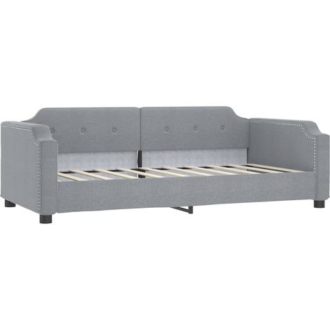 Maison Exclusive - Letto da Giorno Grigio Chiaro 90x190 cm in Tessuto (1/5)