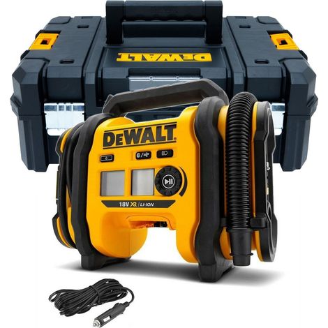 DeWalt DCC018N 18V XR Cordless Inflator In Car 12v Charger Bare + Tstak Case (1/4)
