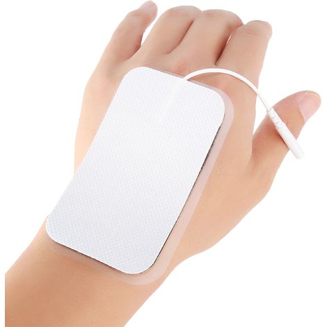 Électrodes Adhésives Réutilisables pour TENS, Soulagement Douleur Musculaire (1/4)