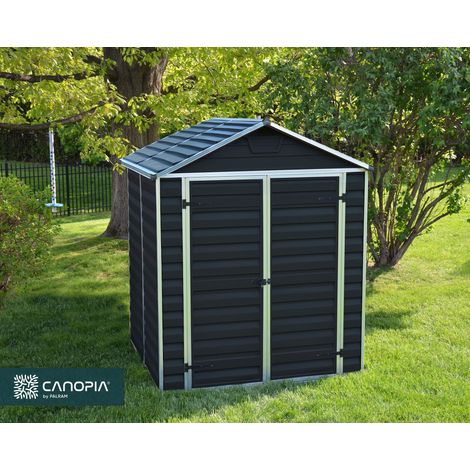 Palram - Canopia – Abri de jardin résine Skylight 2,8m² – Panneaux polycarbonate incassables – Cadre aluminium renforcé – Résistant aux intempéries (1/9)