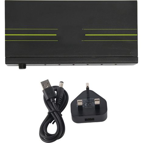 Répartiteur HDMI 1 Entrée 4 Sorties 4K 3D Plug and Play pour PC et Console de Jeux 100‑240V Prise UK (1/5)
