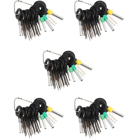 105Pcs Ensemble D'Outils ClÉS pour L'EnlÈVement des Terminaux pour Voiture,Extracteur Goupille Connecteur Câblage ÉLectrique Automatique ClÉ