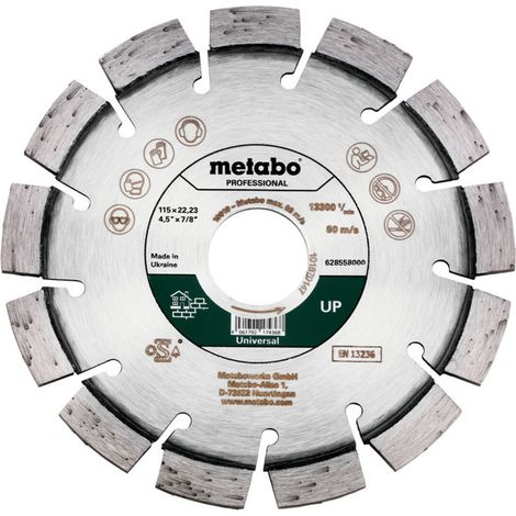 Metabo Diamanttrennscheibe 115x22,23mm, UP, Universal professional (1/5)