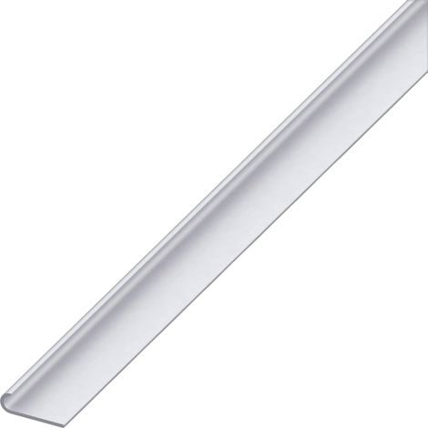 Alfer PROFILO PER BORDI UNGHIETTA ALLUMINIO Argento Satinato mm. 22x5,8x1 mt. 2 5.00 pz