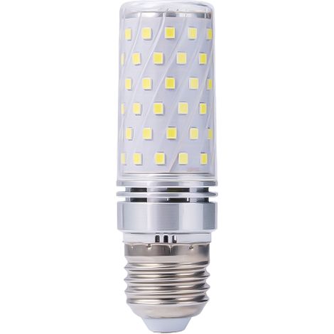 Bombilla LED E27, luz blanca fría, 6000 K, 1600 lm, 16 W, CA 220-240 V, portalámparas de rosca grande E27, LED tipo maíz (1/5)