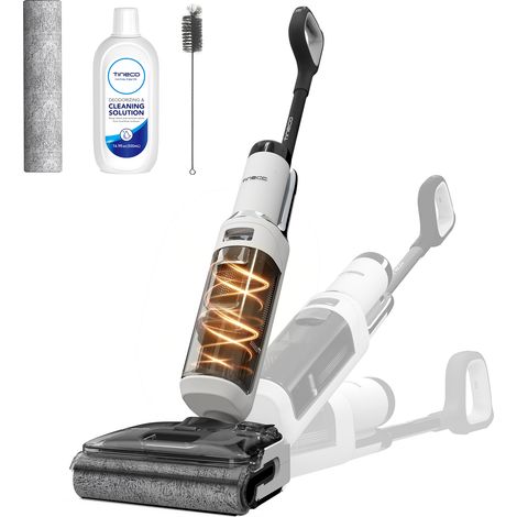 Tineco FLOOR ONE STRETCH S6 aspirapolvere a secco e umido, inclinazione fino a 180°, design compatto 13 CM autopulente e con asciugatura veloce a 70°C, pulizia dei bordi su ambo i lati (1/3)