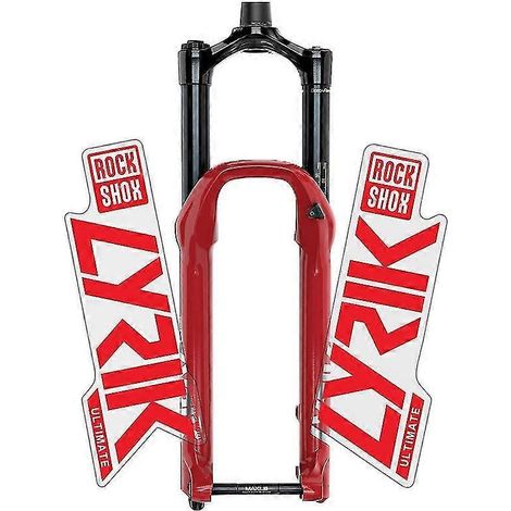 Autocollant de fourche avant Rockshox Lyrik 2024 pour VTT, étanche, décoration de vélo