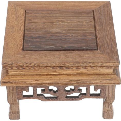Holz 4 33 Zoll Quadratisch mit Sockel für Garten Zimmer und (1/5)
