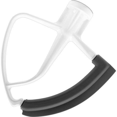 Cabezal mezclador, borde de silicona flexible, metal recubierto apto para uso alimentario, para batidoras de pie con cabezal inclinable. (1/5)