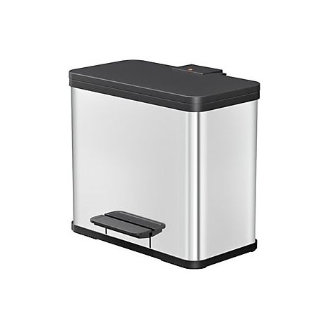 Hailo  Pattumiera a pedale Öko  duo Plus L  capacità 9 + 17 l