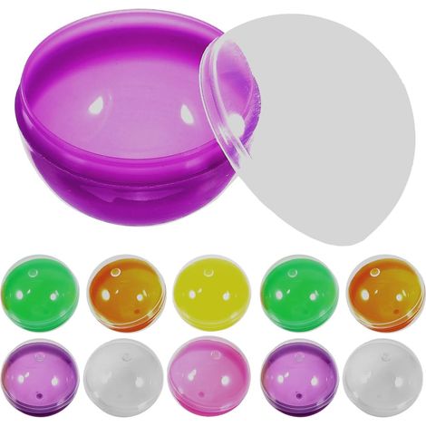 Capsule Vending Machine - 45 mm - Sphérique Ouverte - Pour Machines à Grappin et Distributeurs de Bonbons - 50 Pièces (1/5)