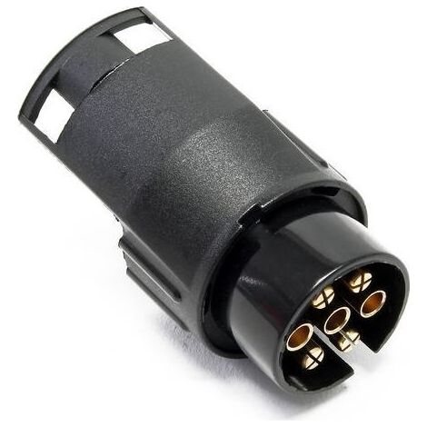Adaptateur prise remorque 7 vers 13 broches 12 V 50 A pour Feux stop Plaque Immatriculation Clignotant Éclairage Sécurité routière de véhicules (1/5)