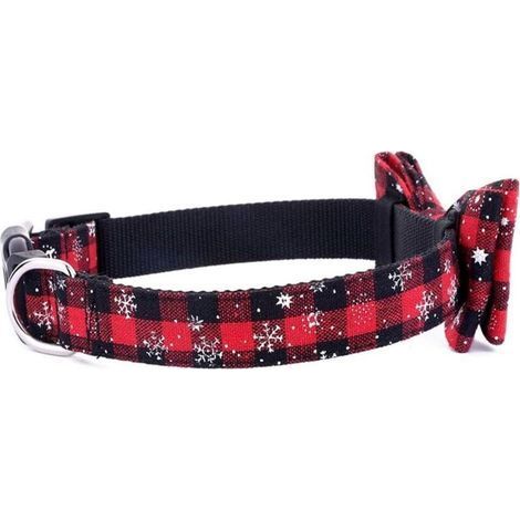 Collar for cat and dog (red M)- (1/2)
