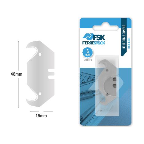 Cuchillas Ferrestock hook blade 5 unidades precisión seguridad