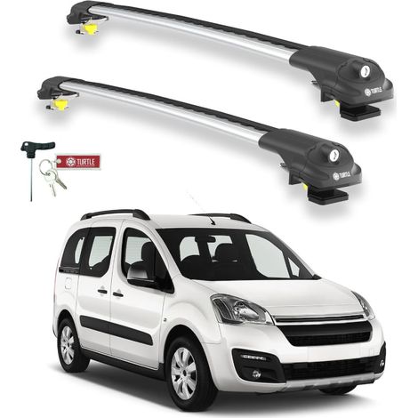 TURTLE kompatibel mit Citroen Berlingo 2008-2018 Dachträger Air1 Grau (1/5)