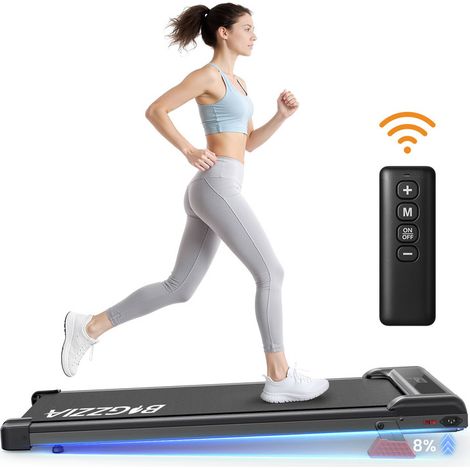 Tapis roulant elettrico – Motore da 3,0 HP – Velocità 1–10 km/h – fino a 130 kg – Inclinazione 8% – Display a LED – Telecomando wireless – Assorbimento degli urti (1/5)
