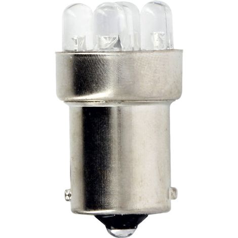 Ampoules Clignotants 5 LEDs - 12V 10W BA15S - Blister de 2 Ampoules