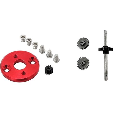 MN78 Boîte de vitesses Transmission Pignon moteur 370 Rouge-- (1/5)
