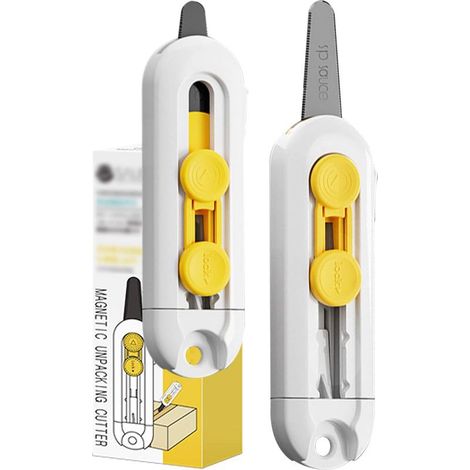 Mini couteau télescopique, porte-clés magnétique télescopique Durable et tranchant (1/5)