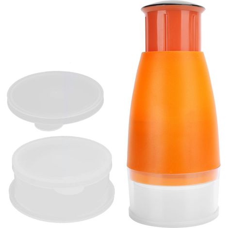 manuel à ail et gingembre avec 2 botes en plastique orange (1/5)