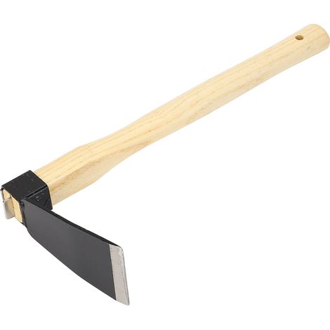 Houe de jardin à manche en bois, petite houe pour désherber et planter. (1/5)