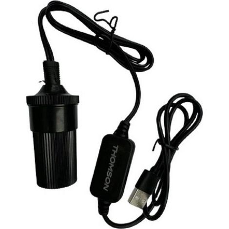 Thomson Ladegerät Schwarz 10W 12V USB Tragbar (1/3)
