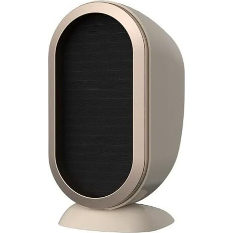 Radiateur soufflant électrique économique 220 V – 1200 W, beige, pour salon/chambre/salle de bain, compact et silencieux (1/3)
