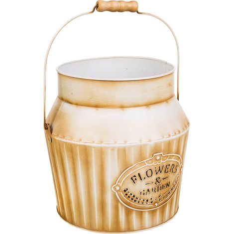 Cubo de metal blanco 21xd18x21/32.5 t:18cm (1/5)