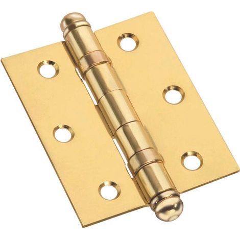 CERNIERA CON CUSCINETTI In Acciaio Bronzato mm. 90x75 (3.1/2x3)