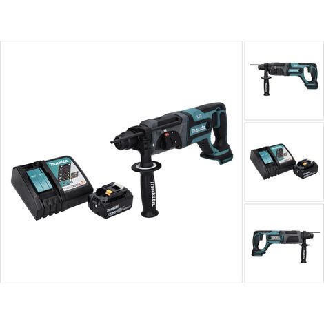 Makita DHR 241 RG1 Akku Bohrhammer 18 V 2,0 J SDS plus + 1x Akku 6,0 Ah + Ladegerät