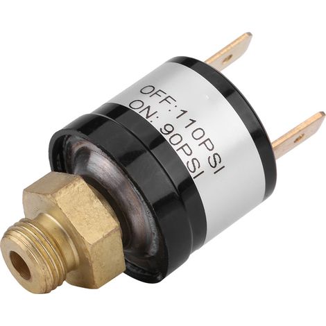 Sensor de presión para compresor de aire 90-110 PSI - DC12-36V 3A, interruptor de control automático de aire (1/5)