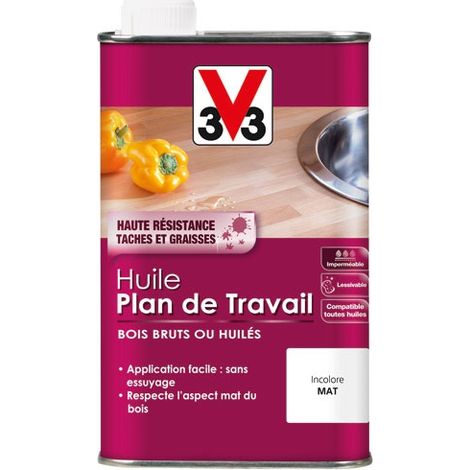 Farbloses Arbeitsplattenöl 0,5l - V33