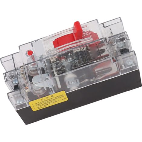 Interrupteur ignifugé, boîtier en polycarbonate transparent, conducteur en cuivre, 220 V, 2 pôles, 40 A (1/5)