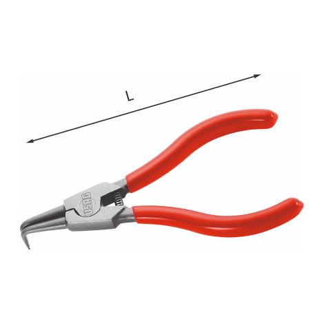 USAG 128 CP 19-60 – Pinza per Anelli Elastici Esterni a Becchi Piegati a 90° 170 mm