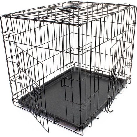 Cage Caisse de transport XS pliable en métal pour petits animaux (1/4)