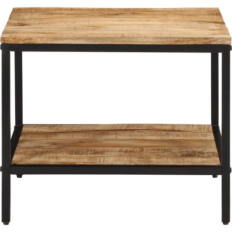 Maison Exclusive - Tavolino da Salotto 55x55x45 cm Legno Massello di Mango Grezzo