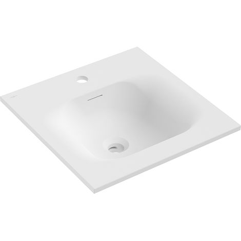Mexen Vela lavabo da incasso 46 x 46,5 cm, bianco opaco - 25234501 (1/3)
