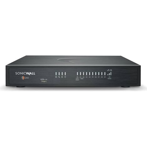 SonicWall TZ280 TotalSecure Advanced Edition 03-SSC-6919 1Yr APSS Firewall 2,5Gbps 8x1GbE (1/5)