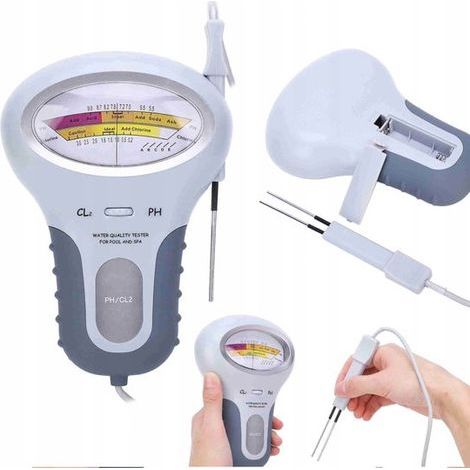Wasserqualitätstester – pH-Meter – Chlortester – Digitaler pH- und Chlorwassertester – Schnelle Messung in 15 Sekunden – Keine chemischen Reagenzien – Für Schwimmbäder, Whirlpools und Aquarien (1/5)