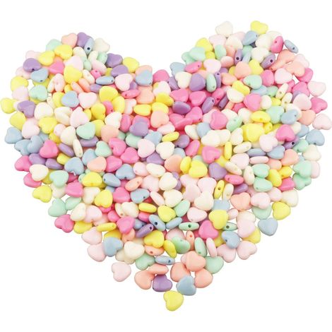 450 perles de 12 mm, perles acryliques colorées, petites perles en plastique pour la création de bijoux, la décoration intérieure, bracelets, colliers, breloques pour sacs et porte-clés.