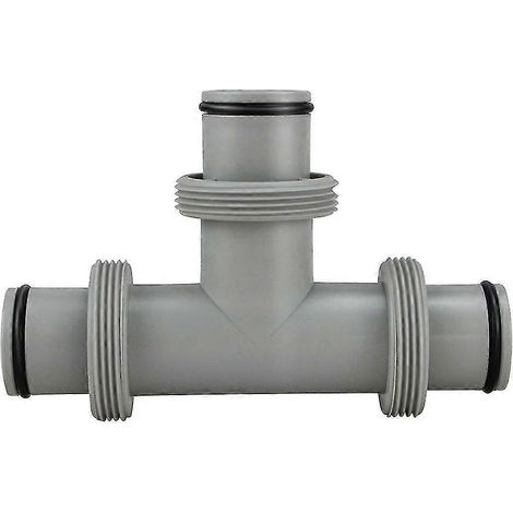 Pièces détachées pour piscines hors sol, adaptateur de tuyau de piscine de rechange, buse de 1,5 pouce (1,5 pouce vers raccord en T à trois voies).