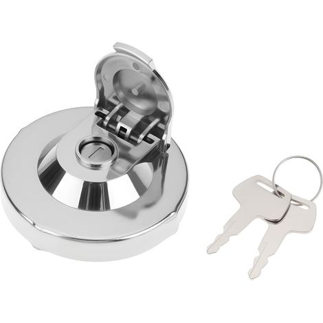 Bouchon de réservoir de carburant pour mini pelleteuse 4363380 avec 2 clés HD62 compatible avec Hitachi EX35U EX27U EX50U ZX50 ZX40 ZX55 (1/5)