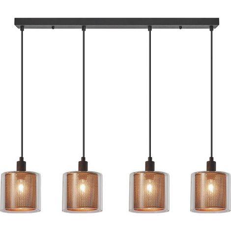 Suspension décorative 4xE14 23W IP20 – Cuivre