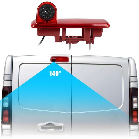Night Vision Reversing Camera Stop Light for Trafic 2014 / Vivaro 2014, Rear View Camera with HD/CVBS, Waterproof IP67, Wide Angle 140°, Parking Assist Line (1/5)