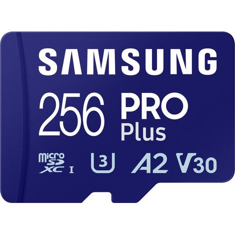 Samsung Pro Plus Micro SD Memory Card Scheda di Memoria 256GB 2023 (1/4)