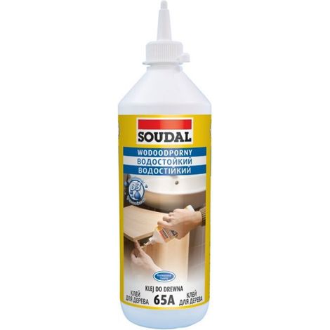 Colle Pour Bois - Polyacétate De Vinyle - Résistance Eau Classe D3 EN 204 - Transparent Après Séchage - 750 Ml