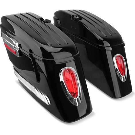 Sacoches rigides cavalières pour motos custom Craftride SC7