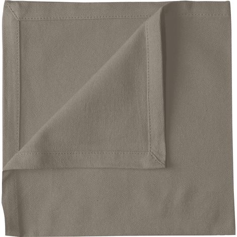 SUD ÉTOFFE Serviette De Table New York - Couleur - Ficelle, Taille - 40x40 (1/2)