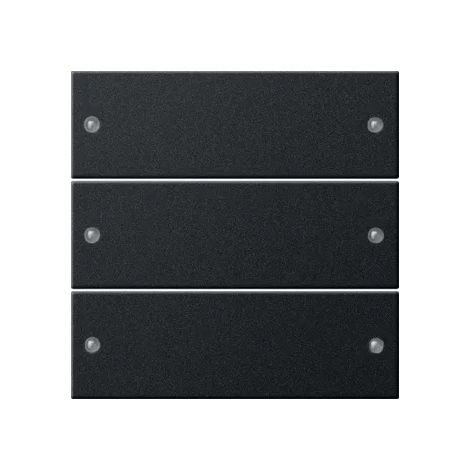 GIRA 2183005 SYSTEM 55 SET DE 3 INTERRUPTEURS NOIR MAT