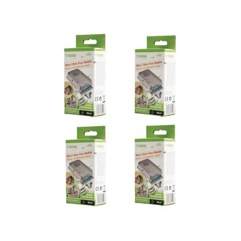 Pack ISOTRONIC 4X Répulsifs Souris et Rats 12-24 KhZ (1/5)